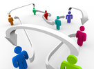 Connected People in Network / jarma-Fotolia